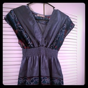 Forever Boho satin top size M